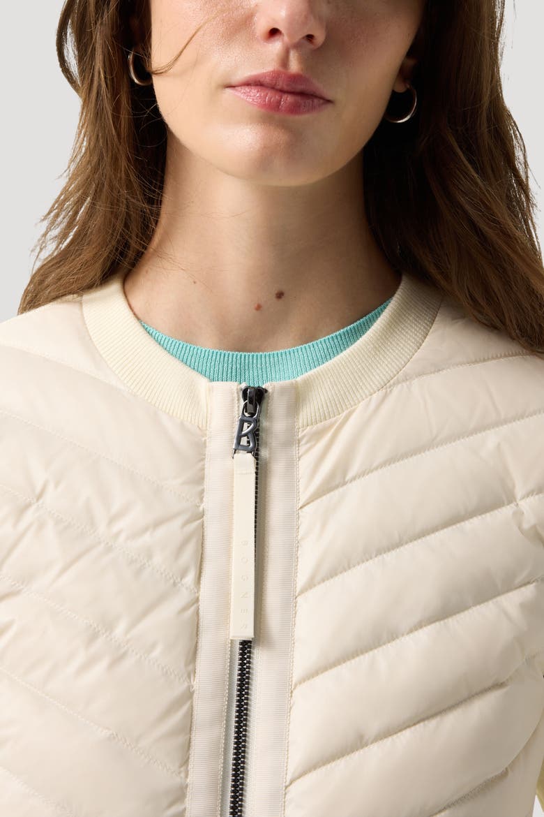 Zilly Hybrid Knit Jacket, Alternate, color, Cream