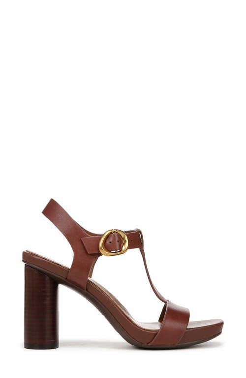 Naturalizer Jordis T-strap Sandal In Cappuccino Brown