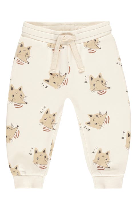 Kids' Coyote Print Knit Joggers (Baby & Toddler)