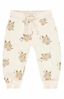 Rylee + Cru Kids' Coyote Print Knit Joggers