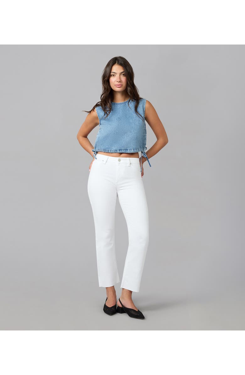 Lola Denim Liel Cotton Twill Top, Alternate, color, Daydream Wash