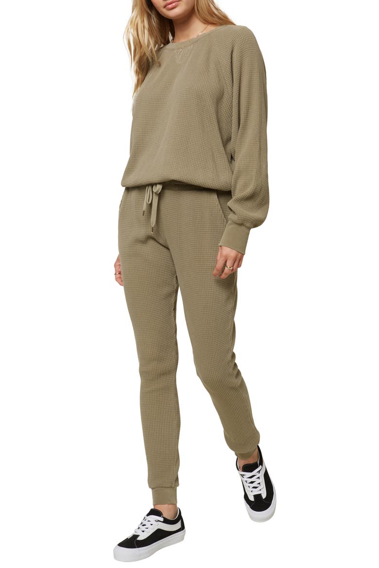 Amadorah Waffle Knit Pullover, Alternate, color, MERMAID