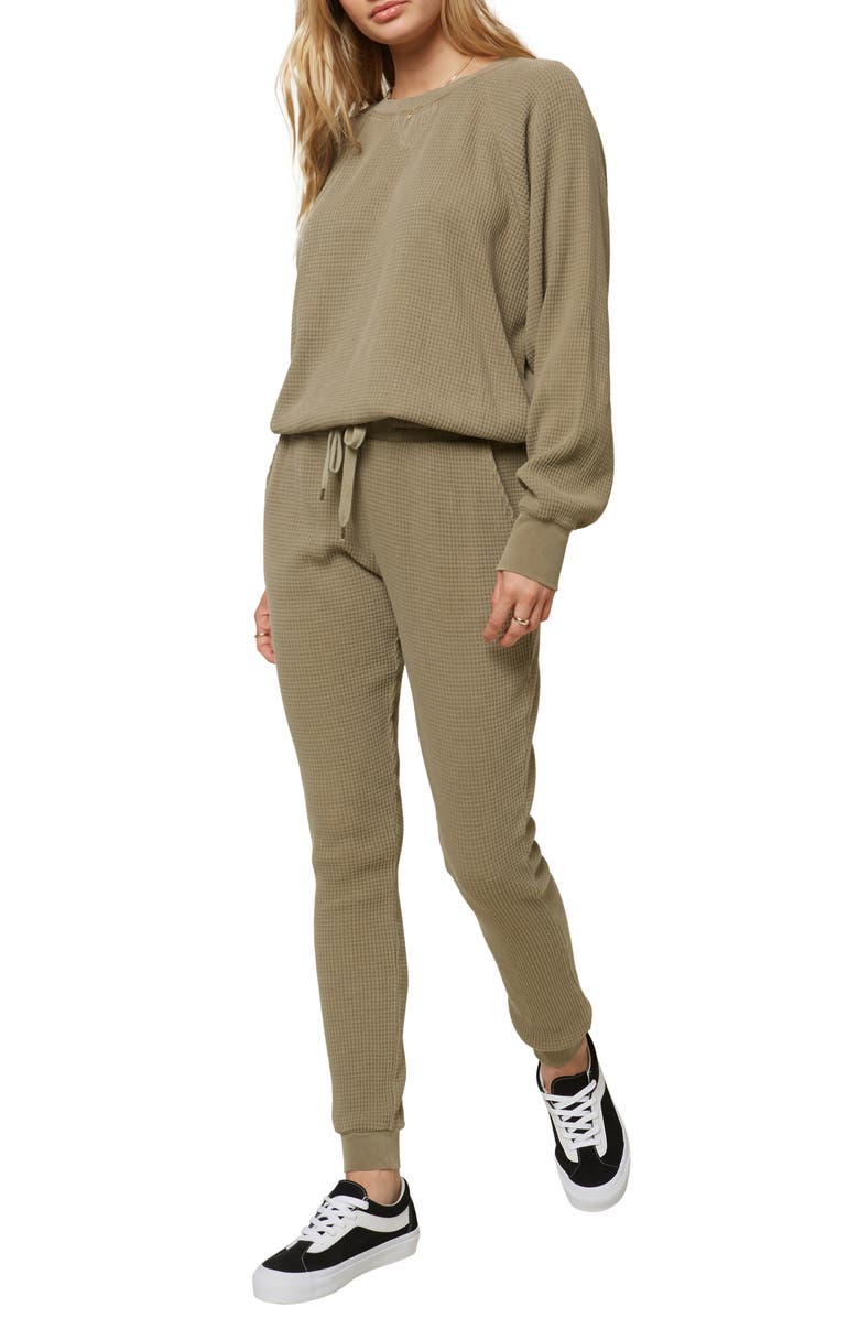 O'Neill Amadorah Waffle Knit Pullover, Alternate, color,