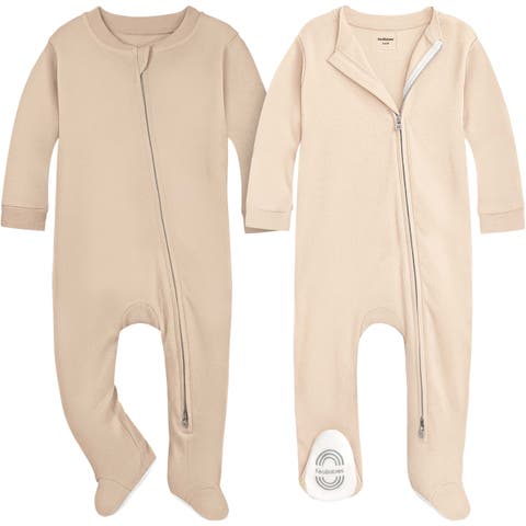2-Pack Soothe Baby Sleep & Play Footies