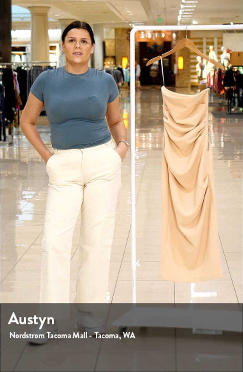 Calandra Strapless Sheath Dress, sales video thumbnail