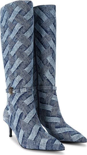 Kensington Denim Flexi Pointed Toe Boot