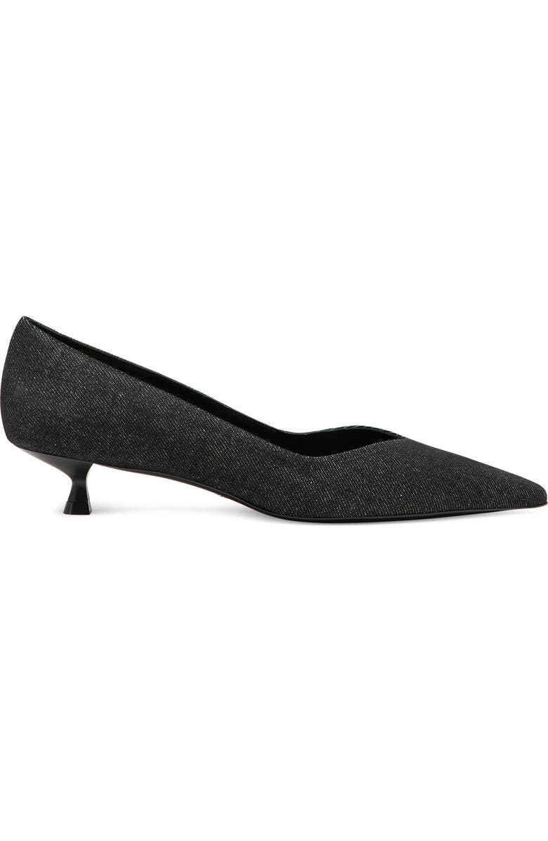 Stuart Weitzman Eva Kitten Heel Pointed Toe Pump, Alternate, color,