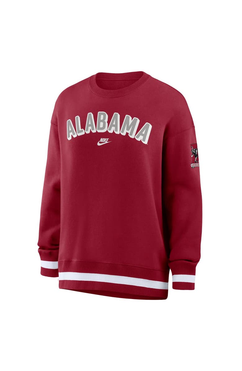 Nike Women's Nike Crimson Alabama Crimson Tide Oversized Legacy Phoenix Sweatshirt, Alternate, color, Crimson