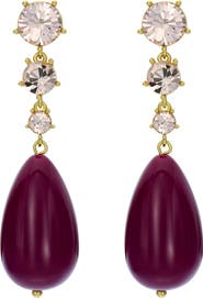 Ted Baker Pearsti Statement Crystal Drop Earrings