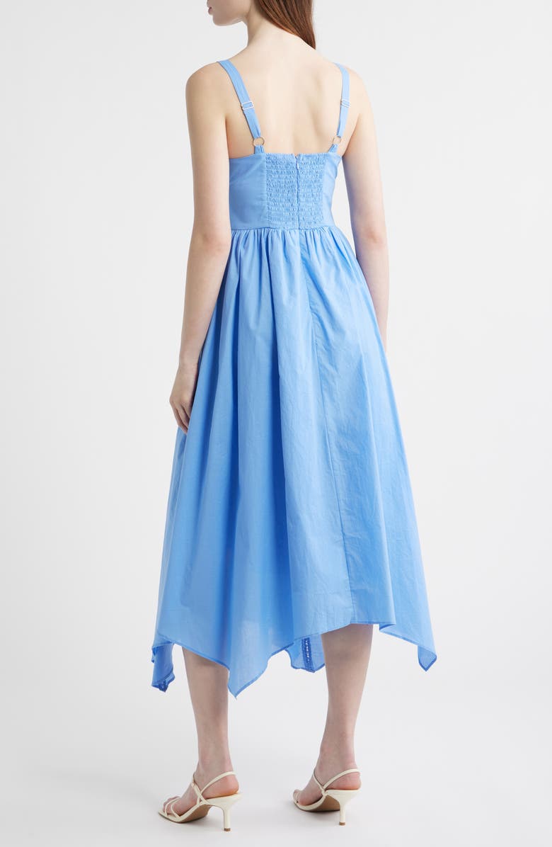 MOON RIVER Lace Trim Sleeveless Maxi Dress, Alternate, color, Blue