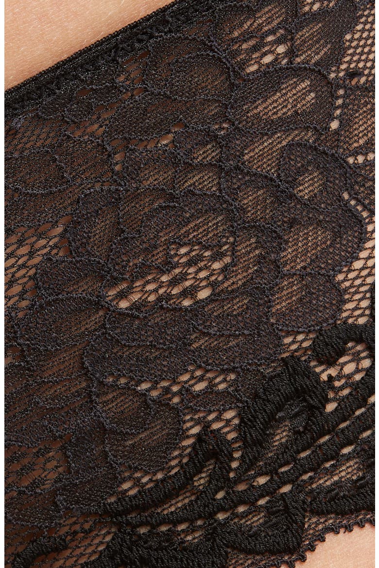 Refresh Girl Mesh & Lace Briefs, Alternate, color, BLACK