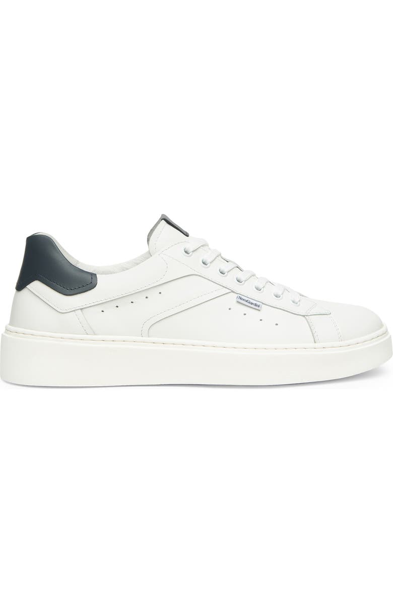 NeroGiardini Low Top Sneaker, Alternate, color, White