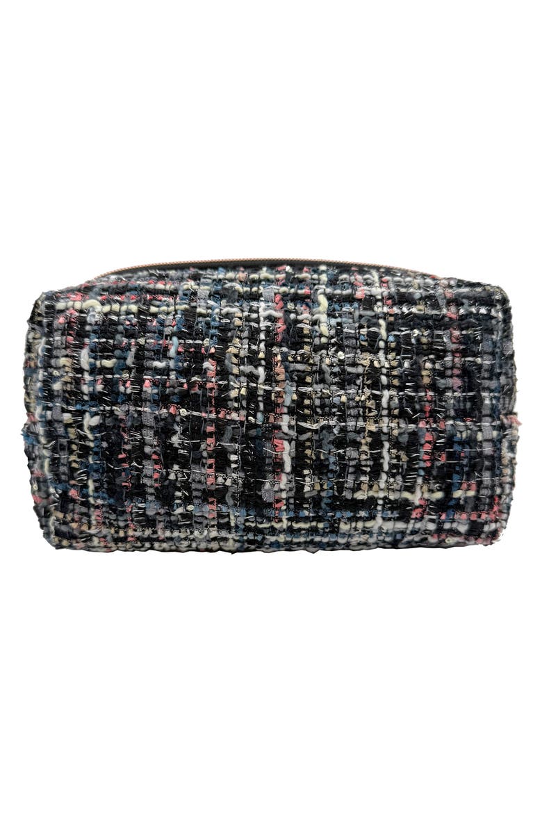 Cosmetic Loaf Bag & Brush Pouch Set, Alternate, color, BLACK MULTI