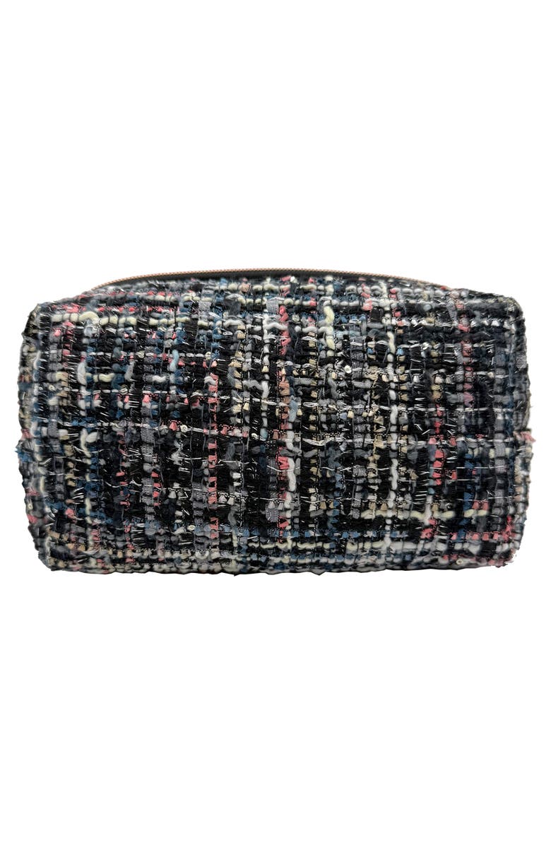 MYTAGALONGS Cosmetic Loaf Bag & Brush Pouch Set, Alternate, color, Black Multi