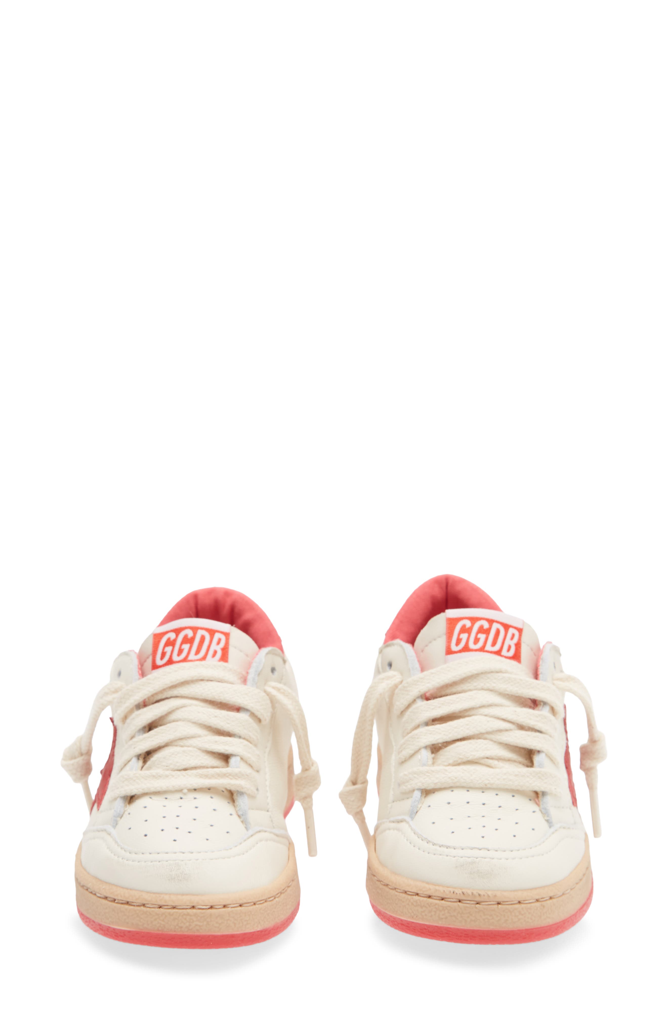 Kids' Ball Star Sneaker, Alternate, color, WHITE/ RED