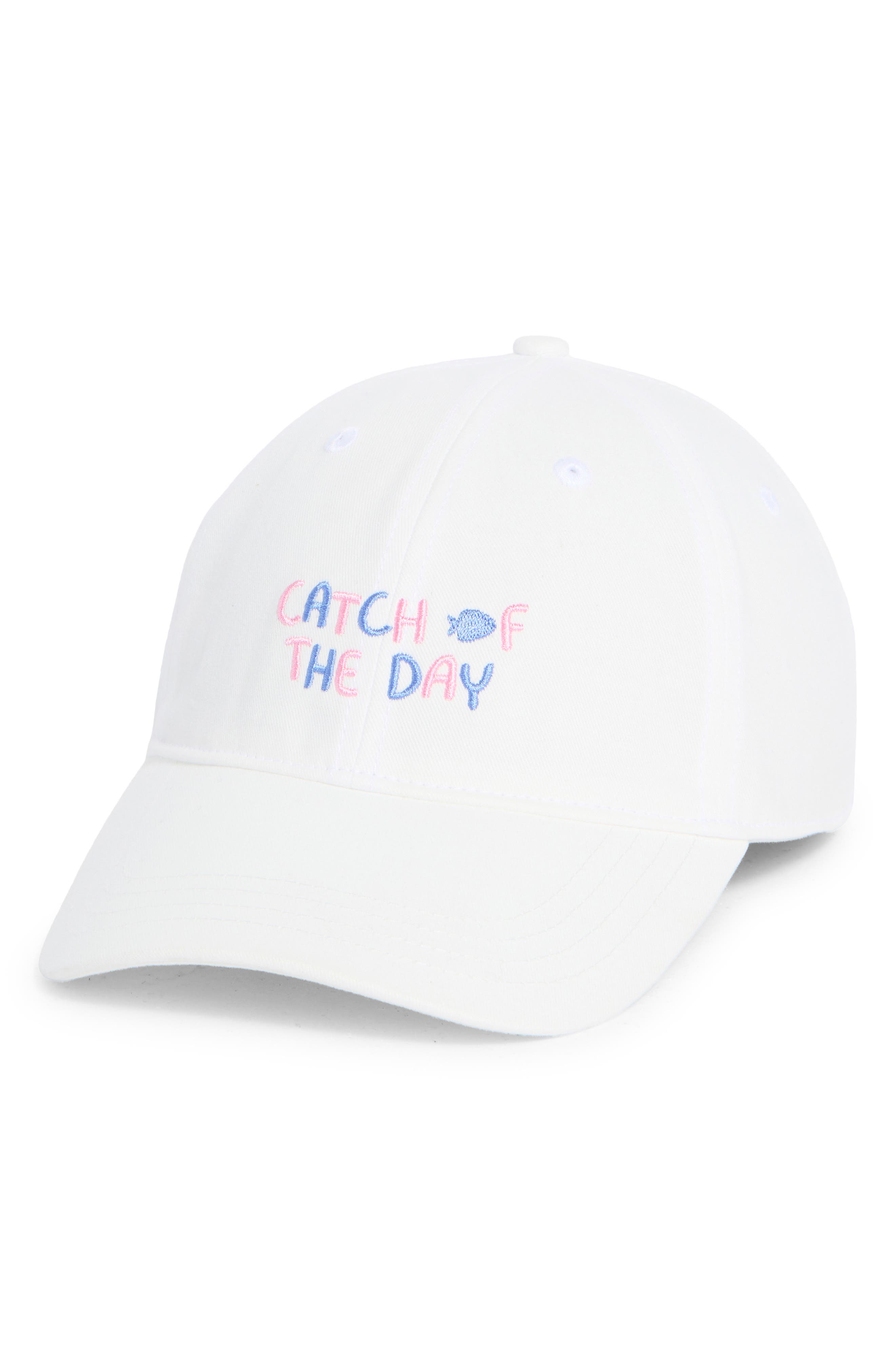 FRASIER STERLING Catch Of the Day Canvas Adjustable Baseball Cap