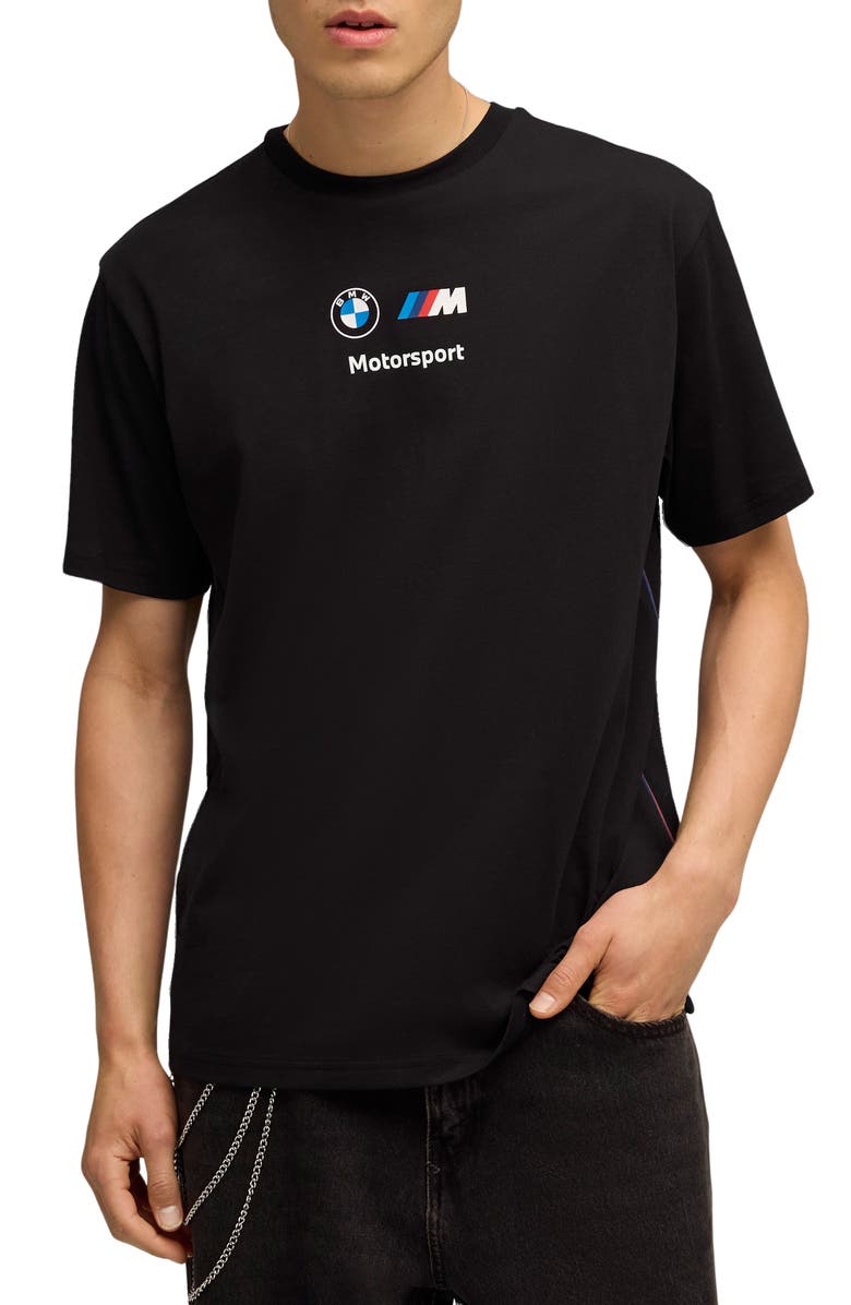 PUMA BMW M Motorsport Essential II Logo Graphic T-Shirt, Main, color, Puma Black