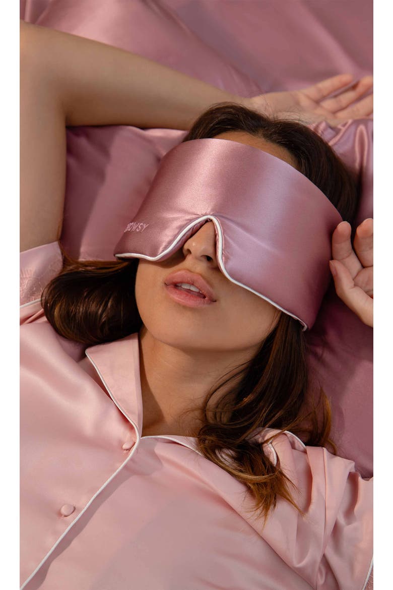 Pipe Dreams Sleep Masks, Alternate, color, Damask Rose