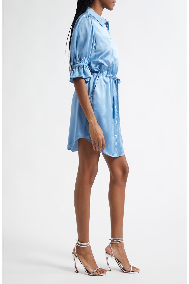 Fiona Silk Shirtdress, Alternate, color, KETTLE POND