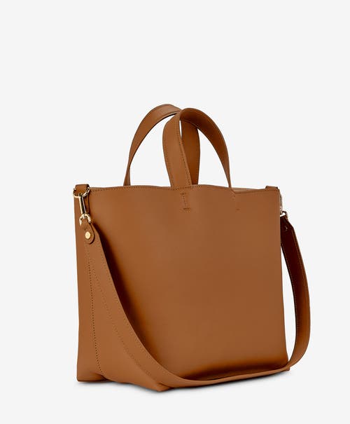 Gigi New York Austin Leather Tote Bag In British Tan