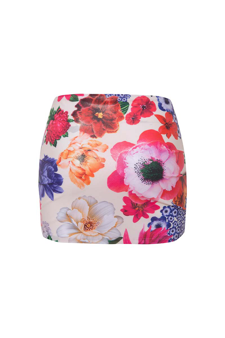 Grace Skirt, Alternate, color, Printed Ecru