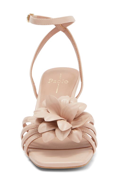 Linea Paolo Candice Flower Sandal In Ballet Pink