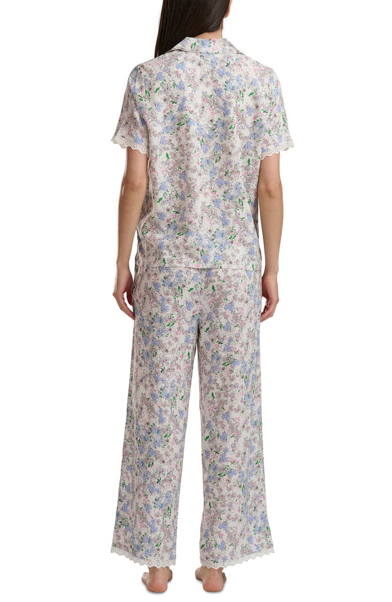 Splendid Notch Collar Crop Pajamas, Alternate, color,