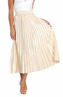 Petal & Pup Missie Pleated Satin Skirt