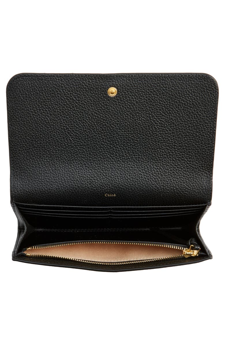 Chloé Marcie Leather Long Wallet, Alternate, color,