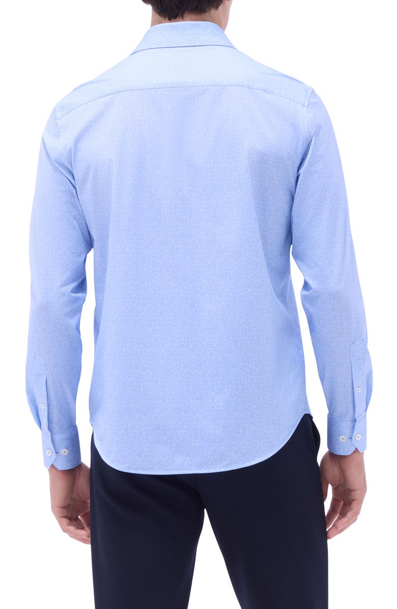Bugatchi James OoohCotton<sup>®</sup> Button-Up Shirt, Alternate, color, Air Blue