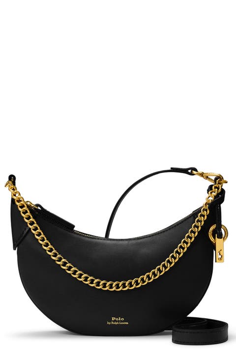 Mini Polo ID Chain Leather Crossbody Bag