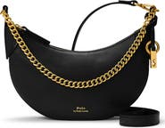 Polo Ralph Lauren Mini Polo ID Chain Leather Crossbody Bag