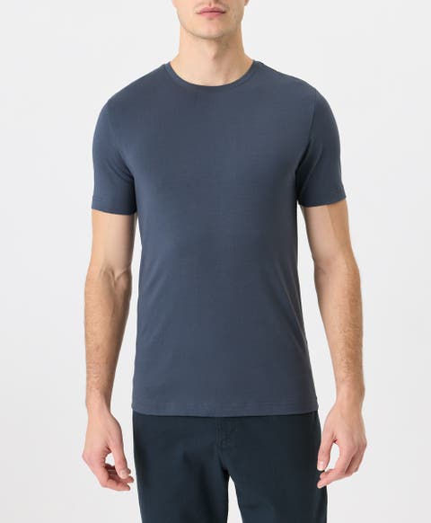 Luxe Essential Slim Fit Crewneck Tee Made With Organic Cotton