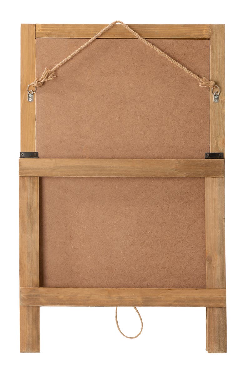 Glitzhome Thanksgiving Wooden Turkey Easel Porch Sign, Alternate, color, Orange