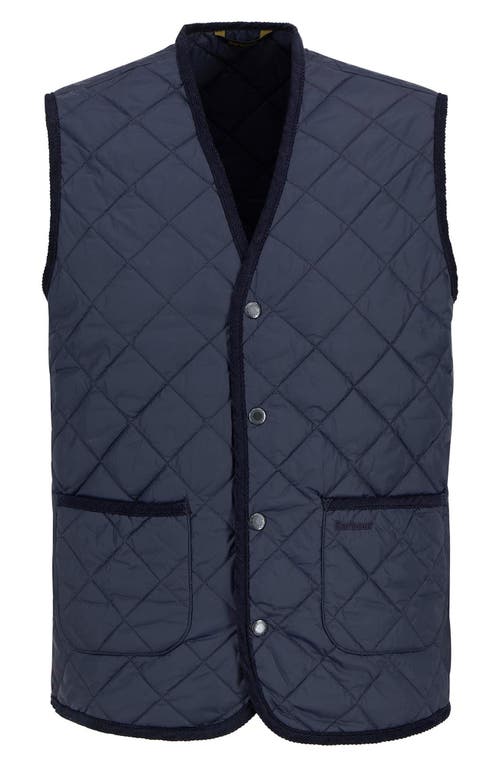 Barbour Modern Quilted Nylon Vest In Blue