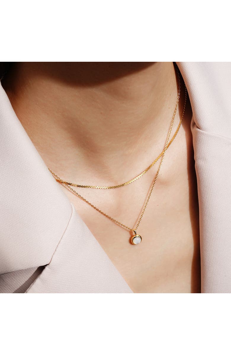 ANIA HAIE Lady Cozy Pendant Necklace, Alternate, color, Shiny Gold