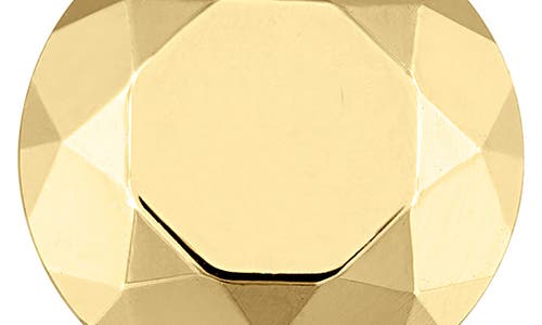 Maria Tash Faceted Round Single Threaded Stud Earring In Yellow Gold