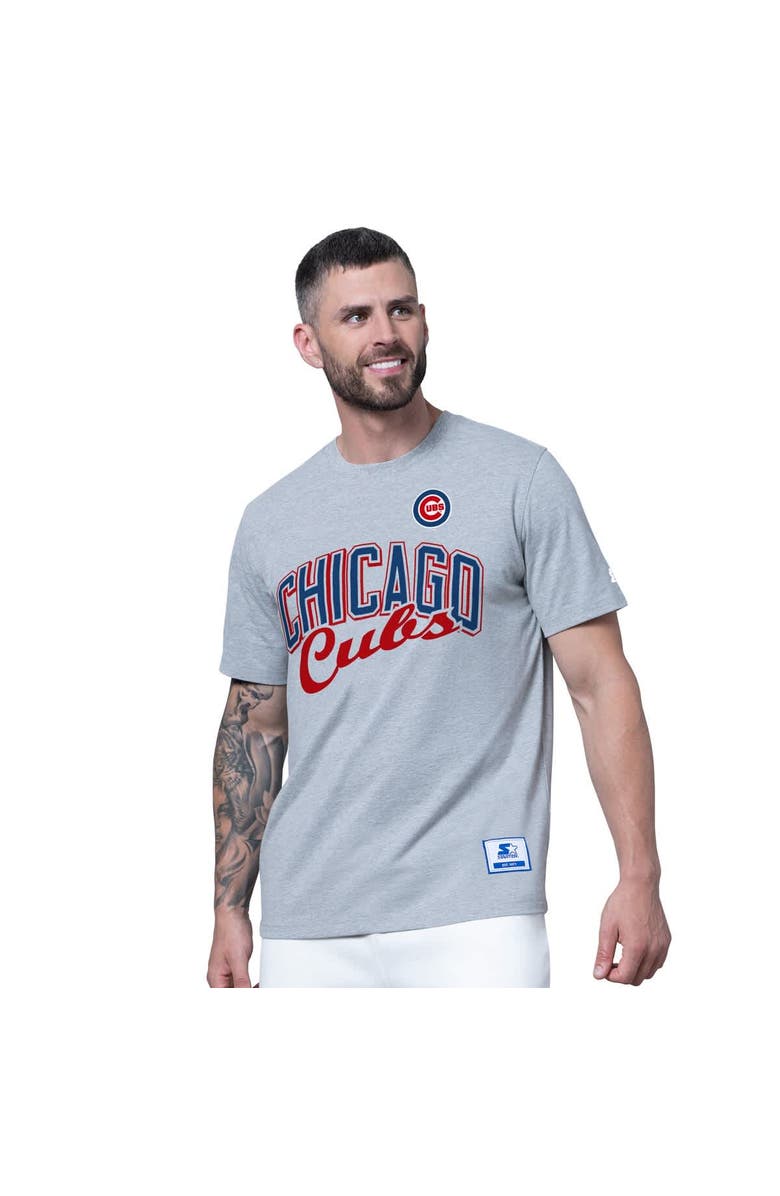 STARTER Men's Starter Royal/Heather Gray Chicago Cubs Two-Pack T-Shirt Set, Alternate, color, Royal