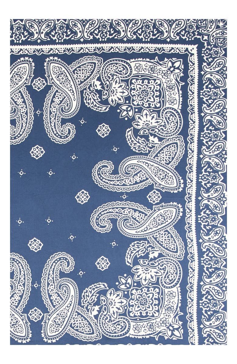 Viens Avec Moi Paisley Large Silk Square Scarf, Alternate, color, 