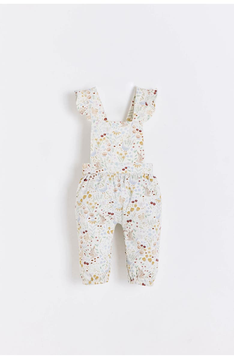 Babycottons Nicole Overall for Infant, Main, color, Off-White