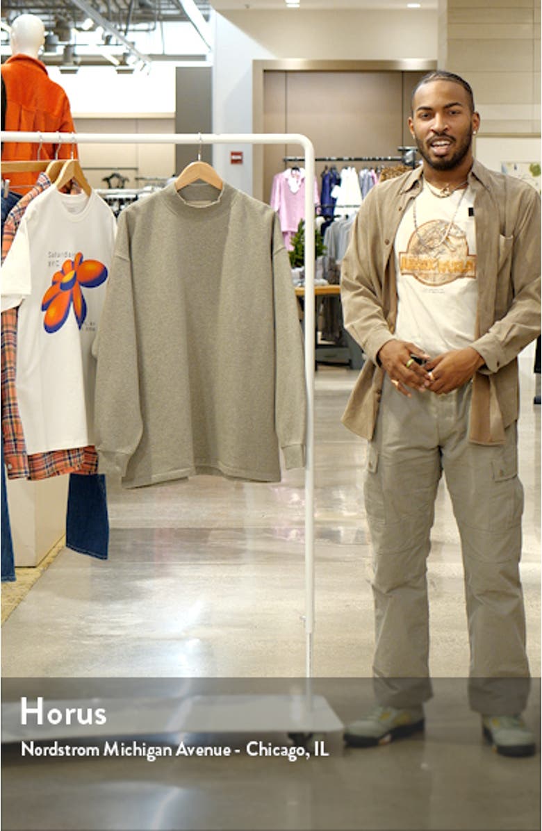 Relaxed Crewneck Sweatshirt, sales video thumbnail