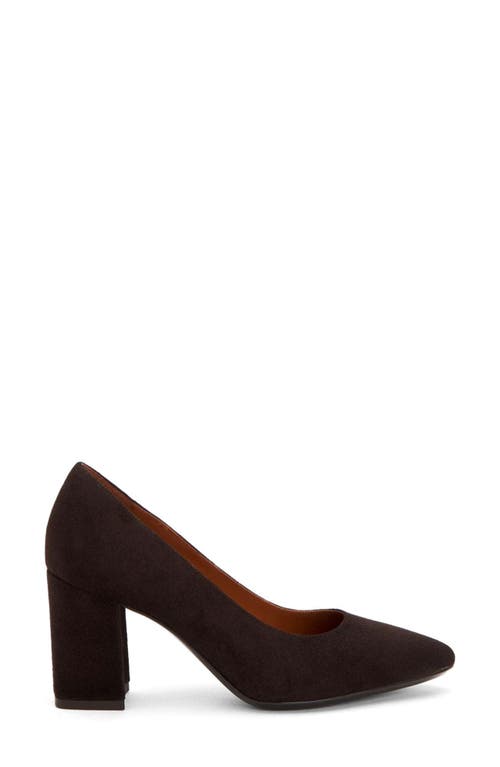 Aquatalia Peony Pointed Toe Pump In Espresso