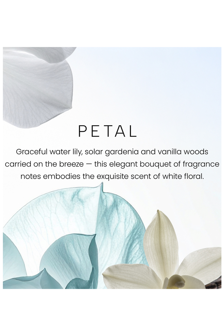 Petal Premium Small Scented Jar Candle, Alternate, color, White