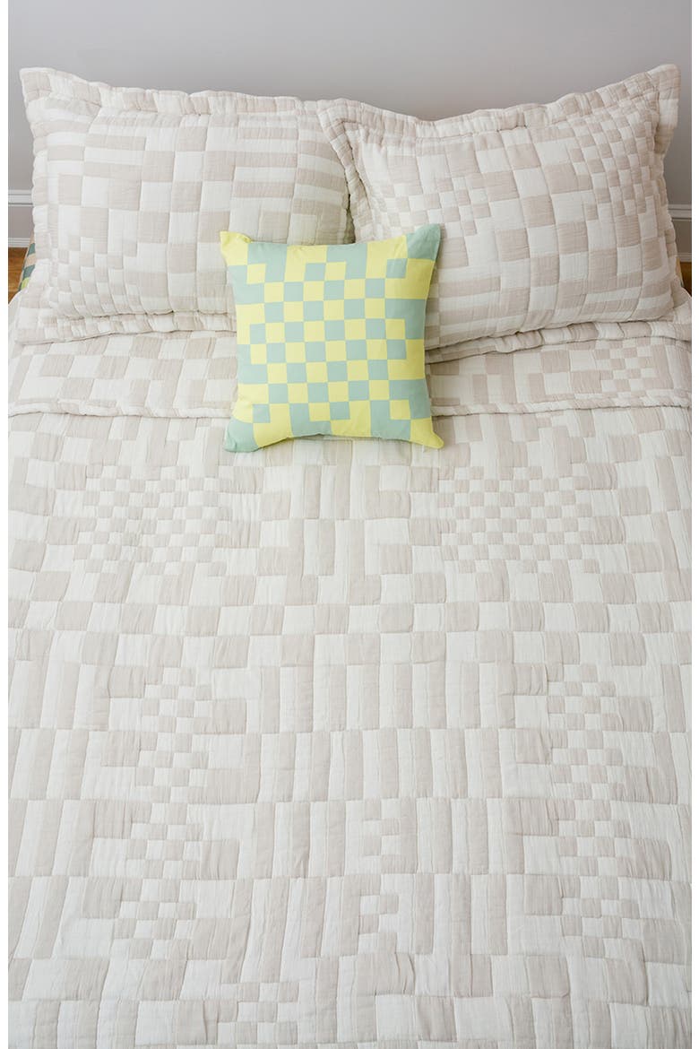 Check Cotton Sateen Sheet Set, Alternate, color, CHECK