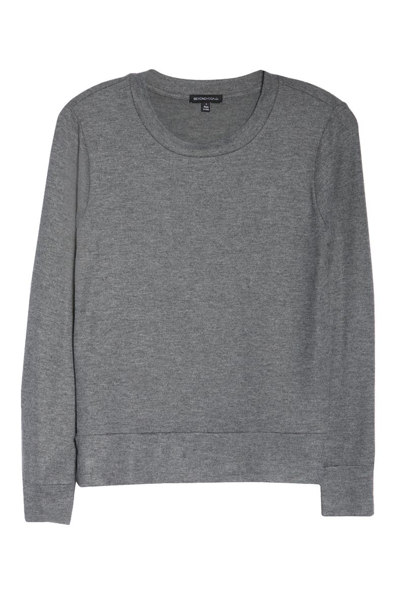 Just Chillin' Pullover, Alternate, color, MID-HEATHER GRAY