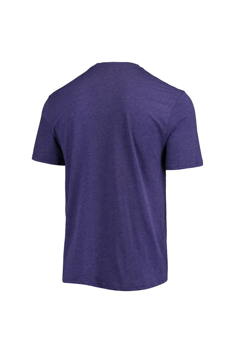 Men's Concepts Sport Heathered Charcoal/Purple Washington Huskies Meter T-Shirt & Pants Sleep Set, Alternate, color, Heather Charcoal