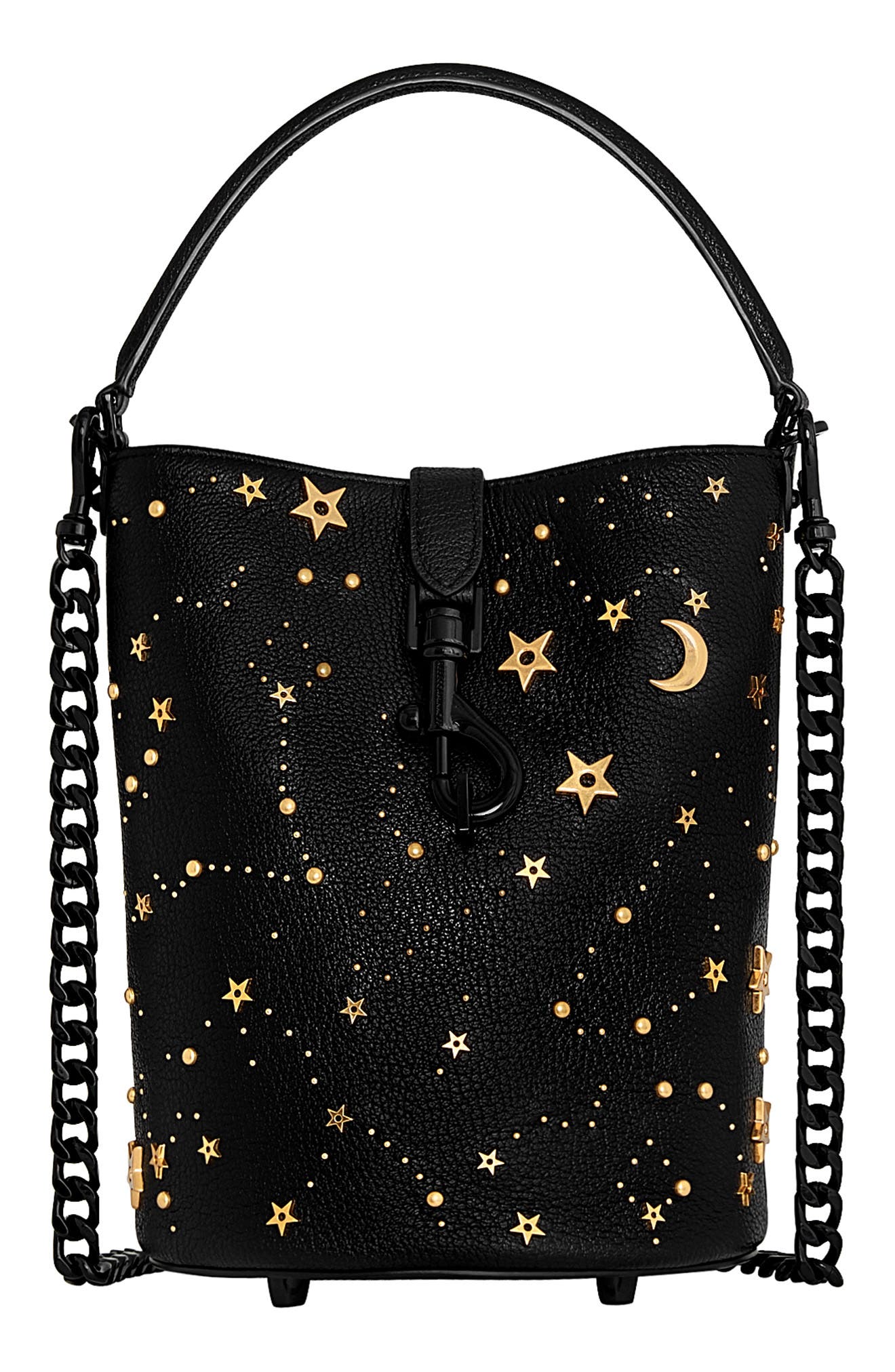 Rebecca Minkoff Edie Small Bucket Crossbody Bag, Main, color, 