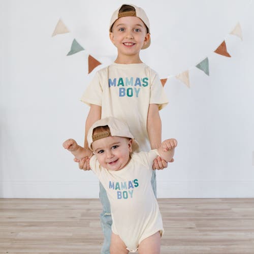 Shop Sweet Wink Mama's Boy Multi Short Sleeve T-shirt In Natural