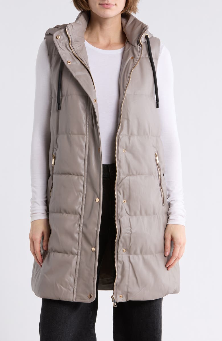 Love Token Sam Puffer Vest, Alternate, color, Taupe