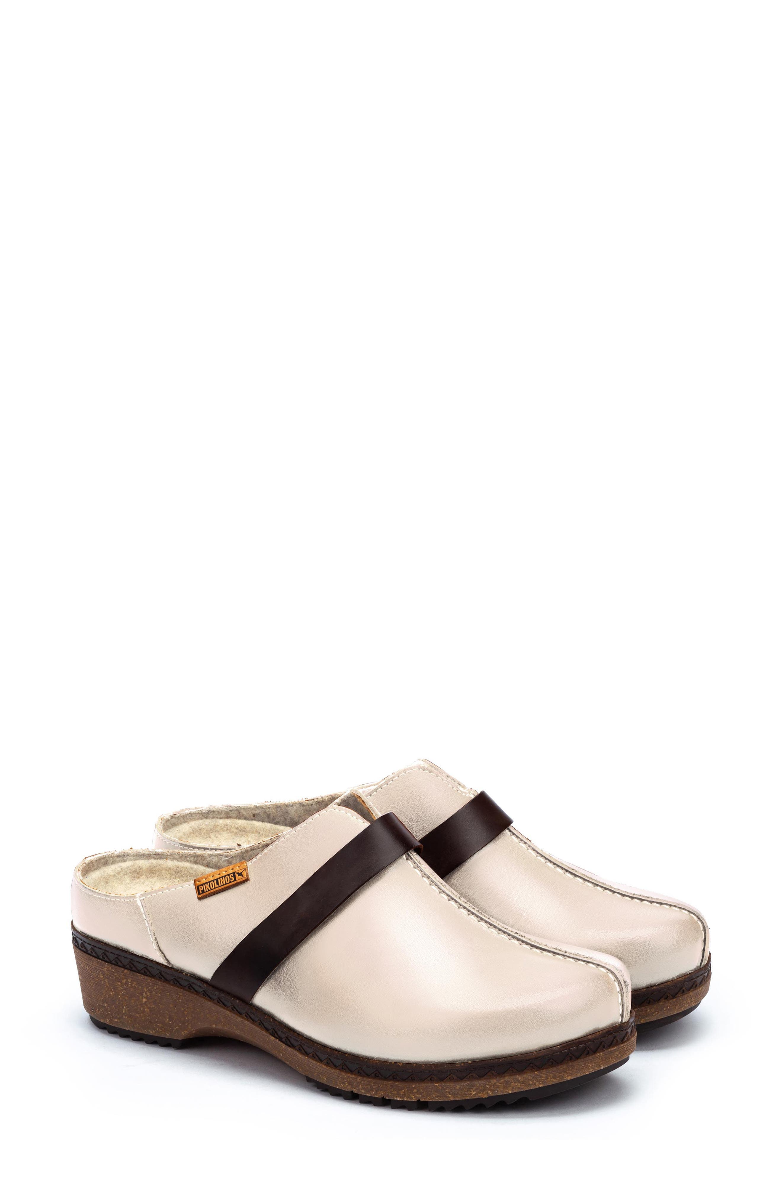 PIKOLINOS Granada Water Repellent Clog, Main, color, Marfil